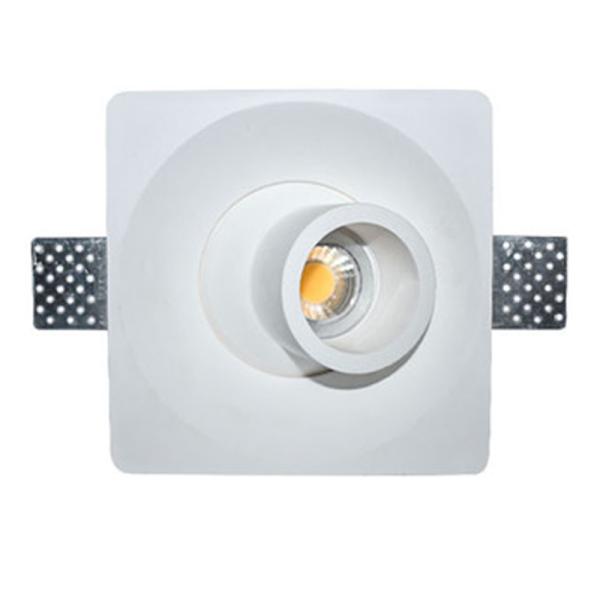 Square Gypsum Housing Trimless LED Downlights 160x160mm