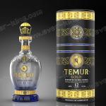 Crystal White Flint Custom Glass Bottle 750 ML For Luxury Liquor And Spirit