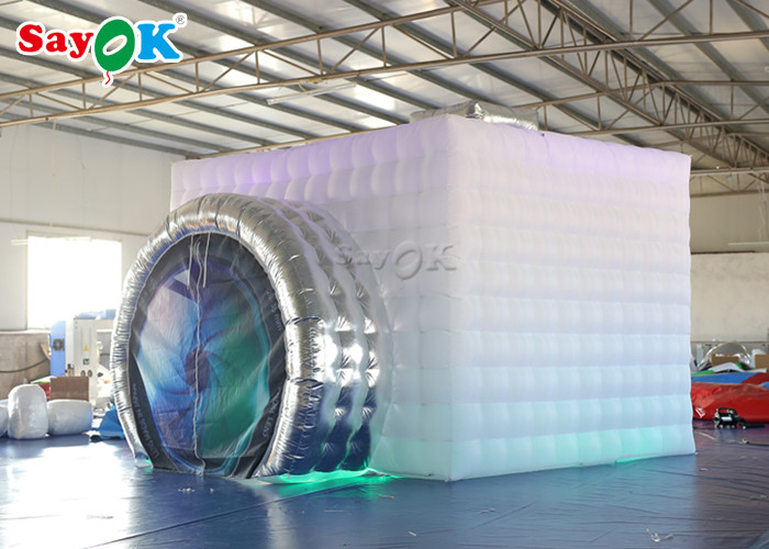 Inflatable Party Tent White Camera Shaped Inflatable Photo Booth For Exhibition Water Resistant
