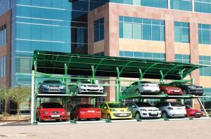 China 4kW Motor Power Post Vehicle Lift With Varying Lifting Height And Steel Material wholesale