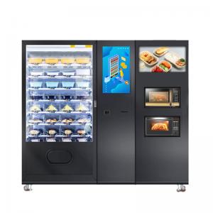 China Public Convenient Breakfast Food Sandwich Custom Vending Machine With Microwave Micron wholesale