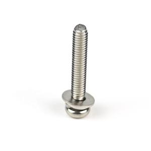 China ISO Standard M4 X 25mm Stainless Steel Pan Head Phillips Machine Screws With Washer for Door wholesale