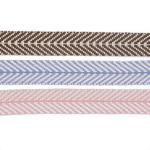 Luggage Polyester Striped Webbing Tape High Tenacity