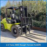 2.5 Tons 2WD Rough Terrain Lift Truck FD25-S 2500KG