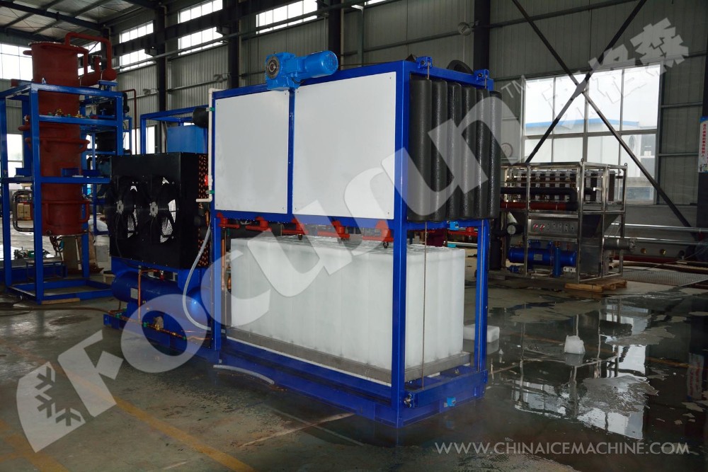 Refrigeration Block Ice Machine With Video Outgoing-Inspection In Market