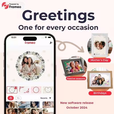 10.1" Cloud Digital Photo Frame Full HD IPS WiFi Touch Screen Picture Frames
