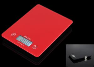 China Touch Screen Kitchen Digital Weighing Scale Tempered Glass Material wholesale