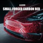 K099 Small Red TPU Color Car Carbon Fiber PPF Forged