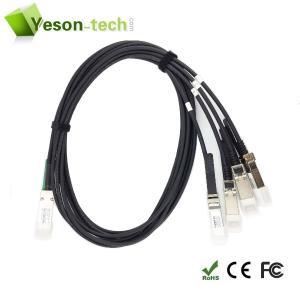 China Twinax Cable 40GBASE QSFP+ to 10G SFP+ Cable wholesale