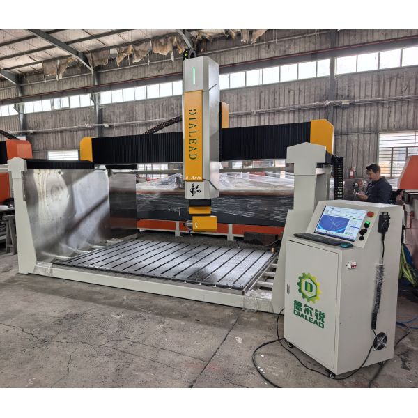CNC Stone Fabrication Center 5-Axis Router for Complex Architectural Stonework