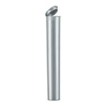 BPA Free 100% Recyclable Blunt Tube , Opaque Silver Plastic Storage Tubes With