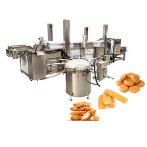 China 500KG 24kw Electric Deep Fryer for Potato Chips Frying Machine in Commercial Kitchen wholesale