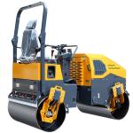 Small Size 3 Ton Ride on Double Drum Fully Hydraulic Asphalt Vibratory Road
