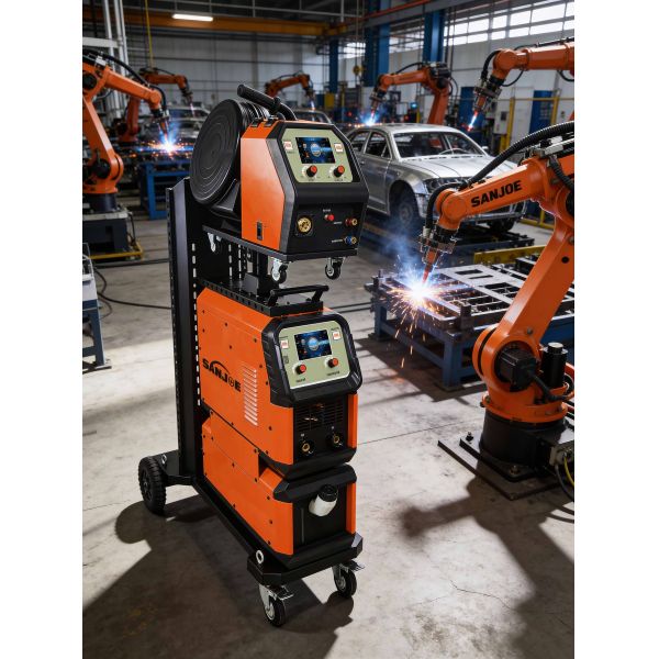 MIG500LS 2 Display Gmaw Welding Machine with Separated wire feeder and Separated water cooler MIG welding machine