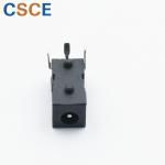 Pin 0.6mm DC Power Female Jack Connector , DC Jack Power Connector With Post