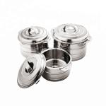 Double Head Vertical 18 Sand Belt Grinder Automatic Metal Cookware Polishing