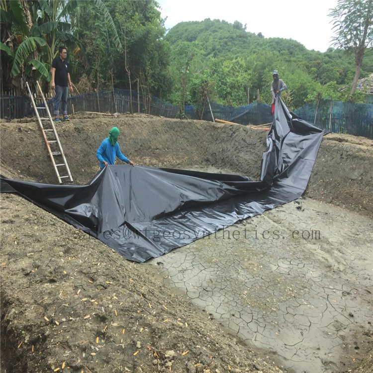 Smooth Textured Surface 1.5mm HDPE Geomembrane for Waterproof Plastic Dam 1.0mm