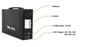 China 1000W 1000Wh Lifepo4 Lithium Power Station Pure Sine Wave Outdoor wholesale