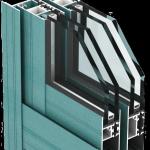 Energy Efficient Window Aluminum Profile Custom Length For Curtain Wall