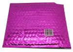 Waterproof Pink Metallic Bubble Mailers Large Volume Puncture Resistant