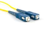 SC LC Patch Cable Fiber Optic Patch Leads 3.0mm Violet Color OFNR Outer Jacket