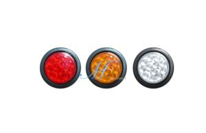 China 5023 CIMC 4&quot; Round stop turn tail lamp 12v 24v LED Bus Truck Tail Indicator Light wholesale