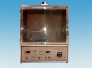China 0.5M3 Volume Mine Electrical Test Equipment Wire Flame Tester With Exhaust Device wholesale