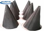 Food Grade SUS304 Stainless Steel Cone Filter Square Wire Mesh Cylinder