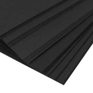 China Wood Pulp 120GSM Coloured Paper Sheets Roll Black Cardboard 50cmx70cm wholesale