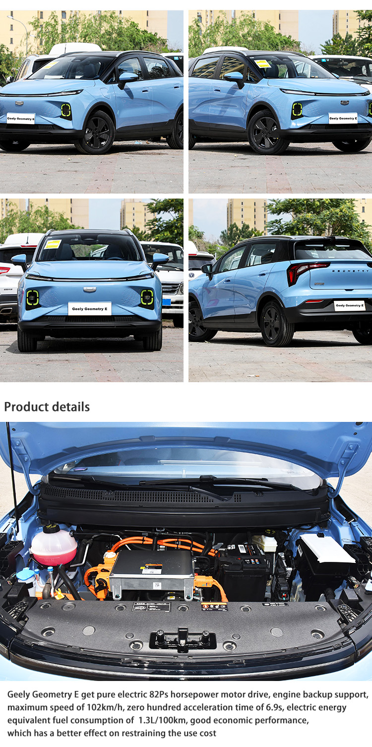 New Energy Fast Charging Electric Car High Speed Geely Used Car