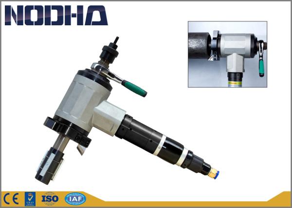 8.15kgs Pneumatic Beveling Tools , Cold Cutting Machine Compact Design clamping