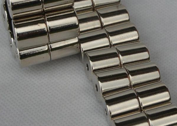 Rare Earth Round Cylinder N38 N45 Neodymium Ring Magnets With Holes Multipurpose