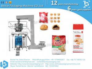 China Full automatic grain snack biscuit packing machine with weigher and Z elevator wholesale