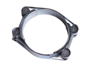 China 70-80 Mm &amp; 75-85mm Double Bolts Heavy Duty Hose Clamp Stainless Steel 304 wholesale