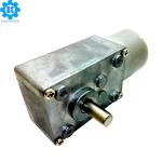 Stainless Steel DC Worm Gear Motor , 5~6000rpm Worm Gear DC Motor 12V