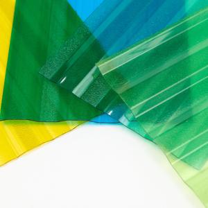 China Diamond Embossed Polycarbonate Sheet Channel 900 X 3000mm wholesale