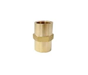 China Brass Air Hose Fittings Hex Nipple Coupling 3/8 Inch NPT X 3/8 Inch NPT wholesale