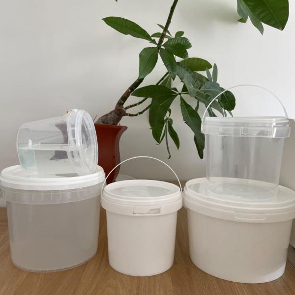Silk Screen/Heat Transfer/IML Printing PP Bucket with Lid Versatile and Practical