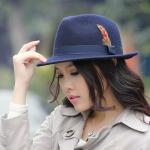 4190369 Sun Accessory customized winner fashion 100% wool felt fedora hats,hats