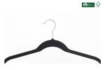 Betterall Three Tiers Space Saving Thin Black Velvet Hangers Betterall