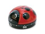 ABS Material Lovely 60 Minute Plastic Ladybug Kitchen Timer 61x40mm