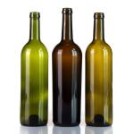 750ml Bordeaux Wine Bottles Light Blue 375ml Glass Bottles