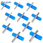 HSS End Mill Set With 10 Pieces 4 Flute Straight Shank, High Speed Steel Milling