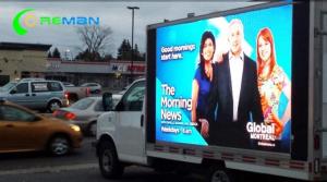 China DIP Mobile Truck LED Display , LED Mobile Digital Advertising Sign Trailer PH5 PH6 wholesale