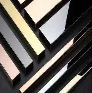 China Decorative And Protective Strips Made From Stainless Steel , Interior Design Trim wholesale