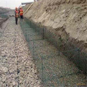China Underwater Seawal Protect Twisted Wire Gabion Baskets Zinc Coated wholesale