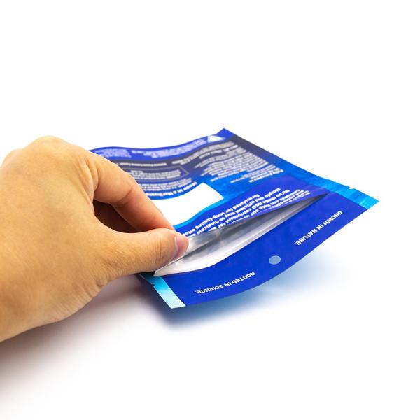 Three-Sided Anti-Child Zipper Packaging Bag Custom Manufacturer Vmopp+Pet+Pe