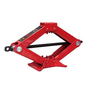 China Red 1.5 Ton Scissor Jack for Car Repair Max Height 385mm Minimum Height 105mm Support Manual Mechanical Jack Auto Repair Tool wholesale