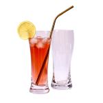 Custom 340ml 460ml Luxury Delicate High Borosilicate Glass Beer Cup