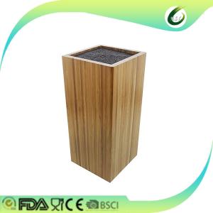 China Bamboo material bamboo knife block universal knife holder wholesale